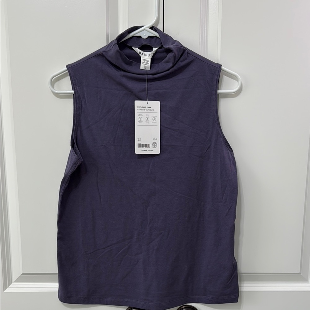 Athleta Outbound Tank, purple, XS, NWT!!!!!